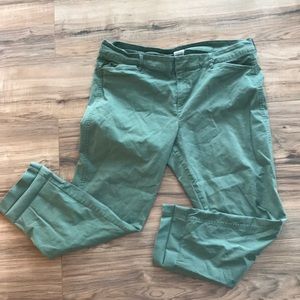 Sage green pixie pants!